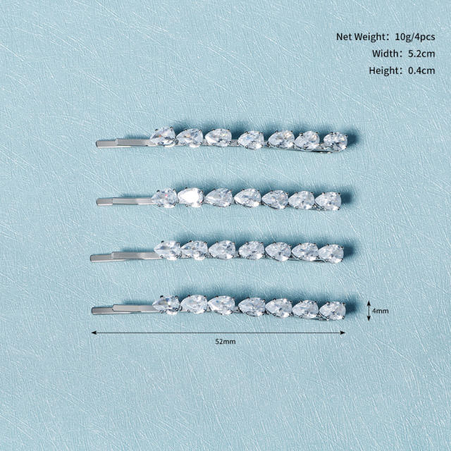 Classic diamond bobby pins