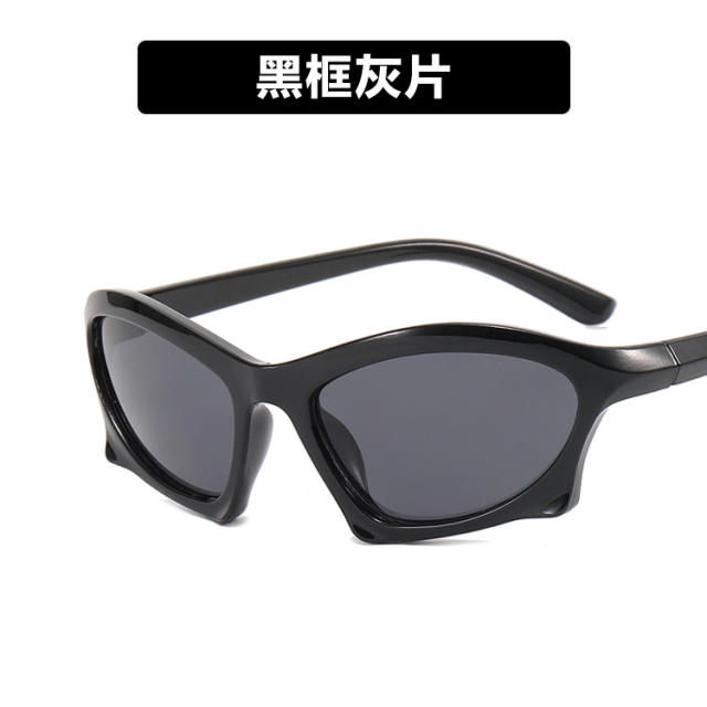 Irregular shaped frame unix sunglasses