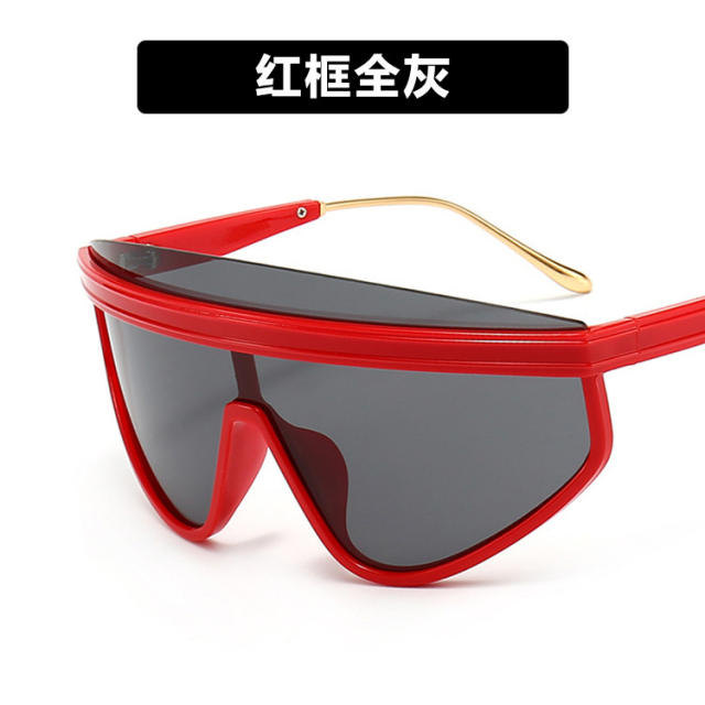 Personality one piece women sunglasses