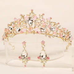Occident fashion baroque crown earring set