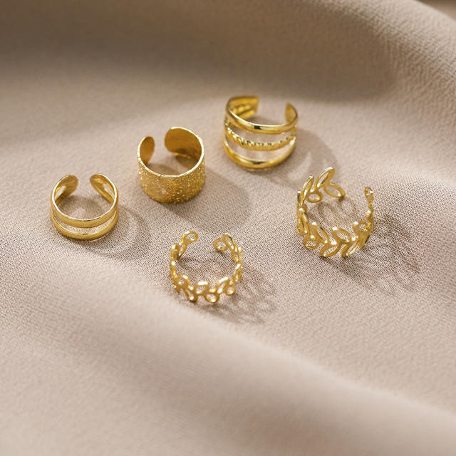 5pcs easy match ear cuff set