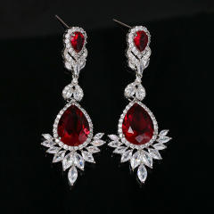 Luxury colorful diamond necklace set