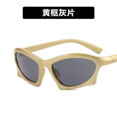 Irregular shaped frame unix sunglasses