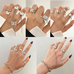 Hiphop punk trend chain rings