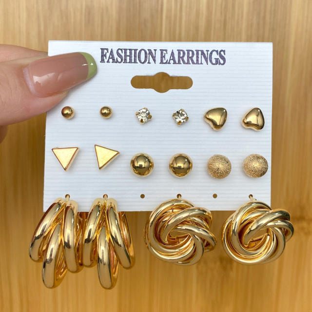 Occident fashion classic geometric earrings