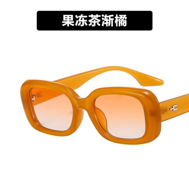 Cute oval shape square sunglasses