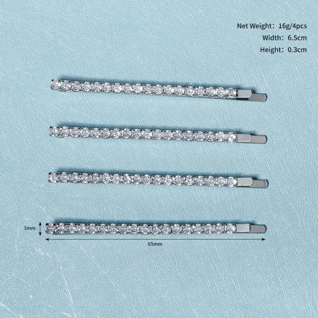 Classic diamond bobby pins