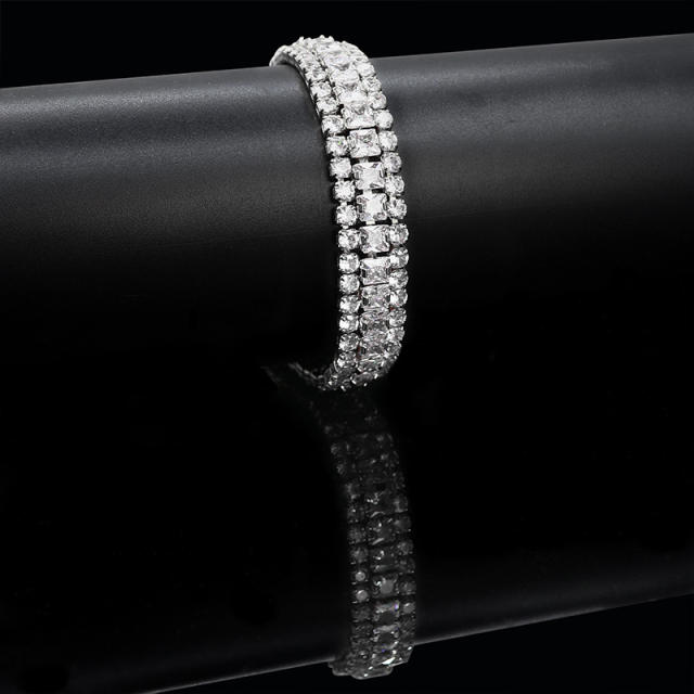 Pave setting diamond colorful necklace set
