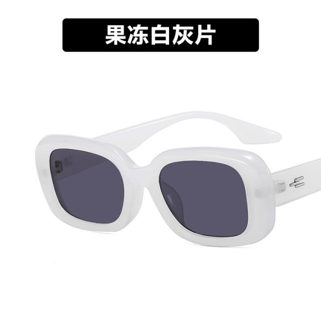 Cute oval shape square sunglasses