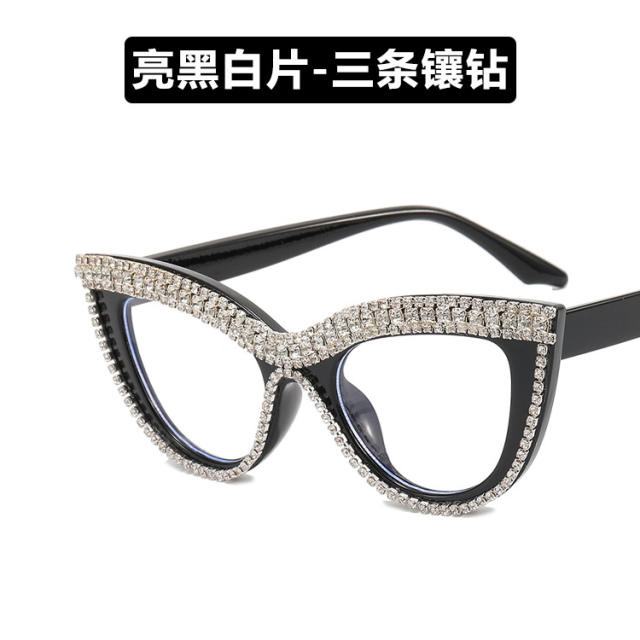 Popular diamond cat eye shape sunglasses