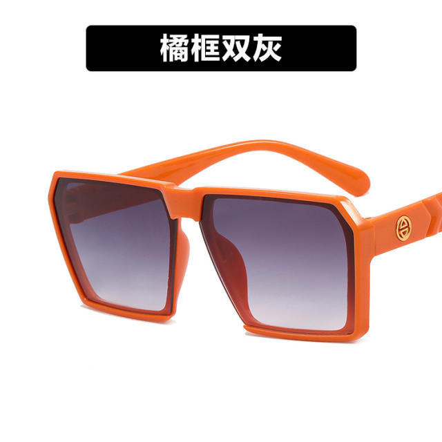 INS large square frame women sunglasses