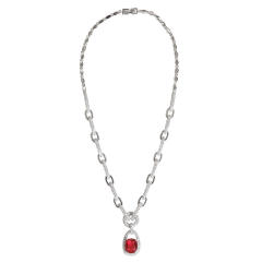 Occident fashion diamond chain luxury necklace set