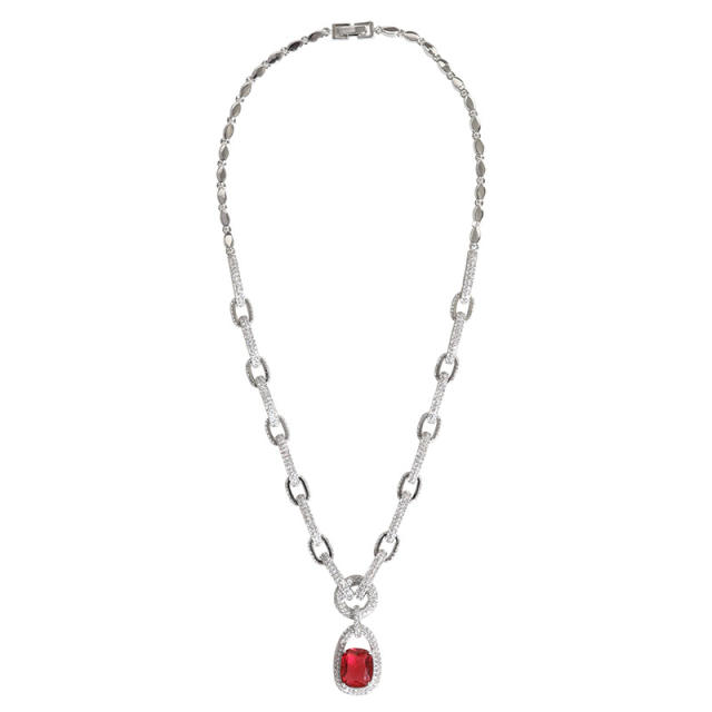 Occident fashion diamond chain luxury necklace set