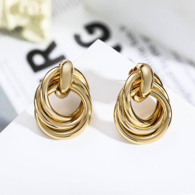 Occident fashion classic geometric earrings