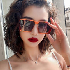 INS large square frame women sunglasses