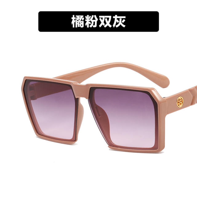 INS large square frame women sunglasses
