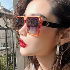 INS large square frame women sunglasses
