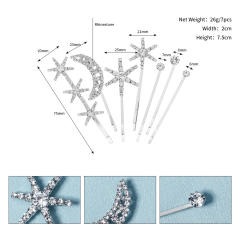 Classic diamond bobby pins