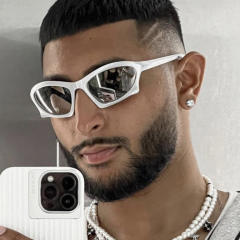 Irregular shaped frame unix sunglasses