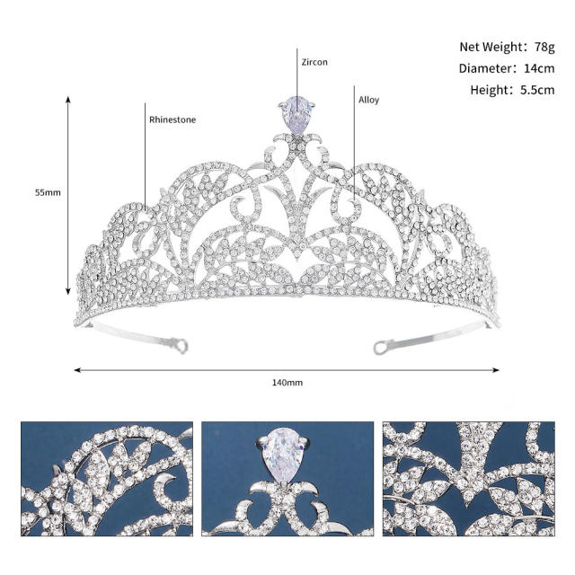 Occident fashion diamond crown