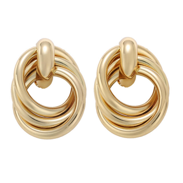 Occident fashion classic geometric earrings