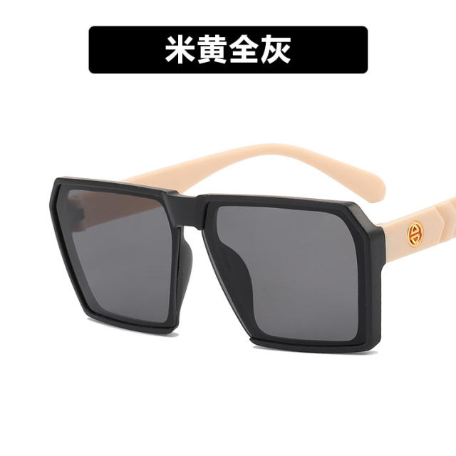 INS large square frame women sunglasses