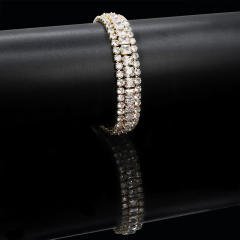 Pave setting diamond colorful necklace set