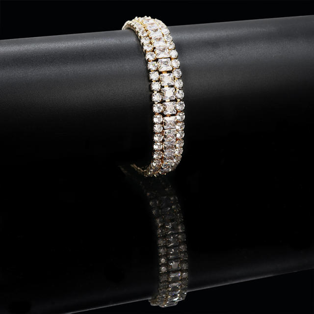 Pave setting diamond colorful necklace set