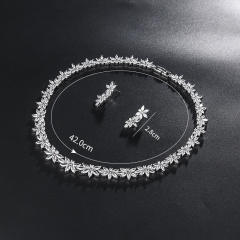 Luxury diamond necklace set for women