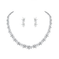 Luxury diamond necklace set for women