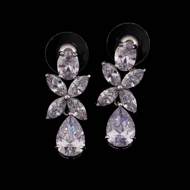 Top quality AAA cubic zircon diamond necklace set