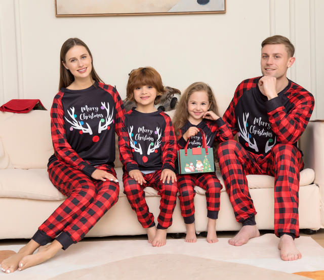 Christmas pajamas family matching pajamas