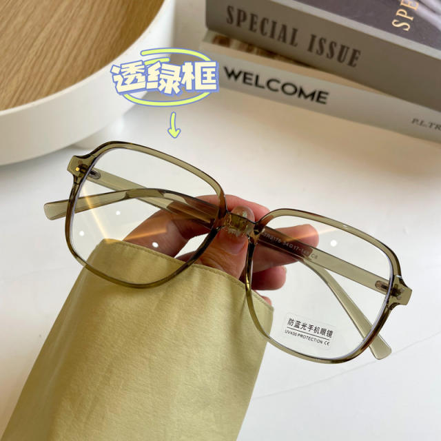 Korean fashion large rim reading glasses