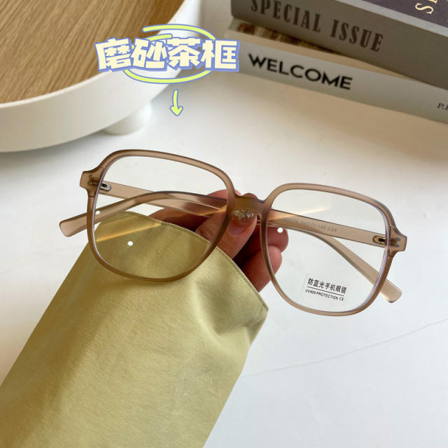 Korean fashion large rim reading glasses