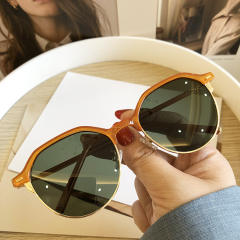 Vintage half rim sunglasses