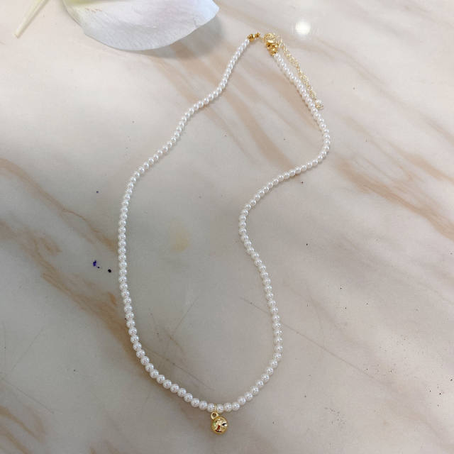 Natural pearl beads choker necklace bracelet