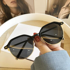 Vintage half rim sunglasses