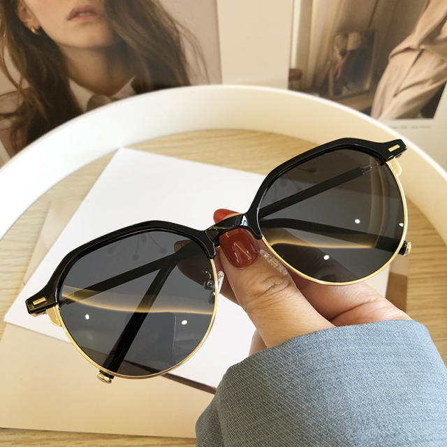 Vintage half rim sunglasses