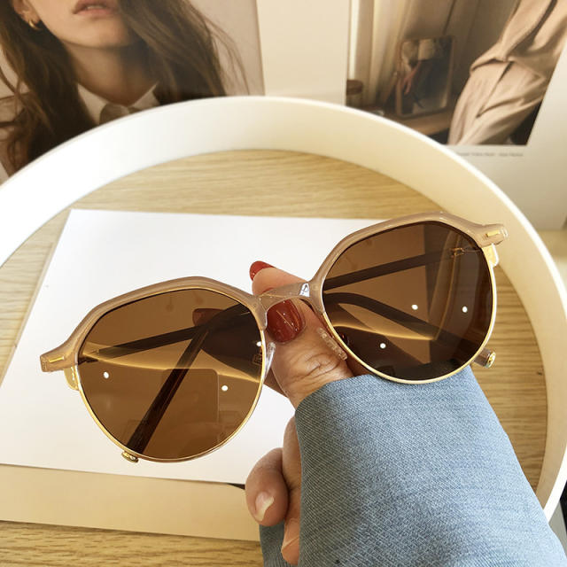 Vintage half rim sunglasses