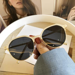 Vintage half rim sunglasses