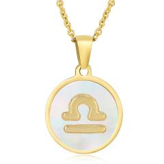 Round pendant zidoac necklace stainless necklace