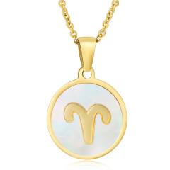 Round pendant zidoac necklace stainless necklace