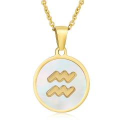Round pendant zidoac necklace stainless necklace