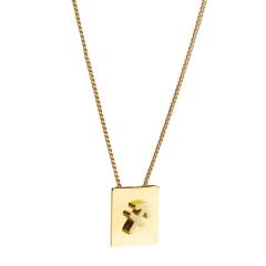 18K stainless steel necklace zodiac necklace