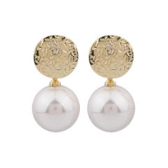 Korean fashion vintage pearl earrings