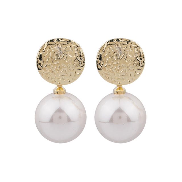 Korean fashion vintage pearl earrings