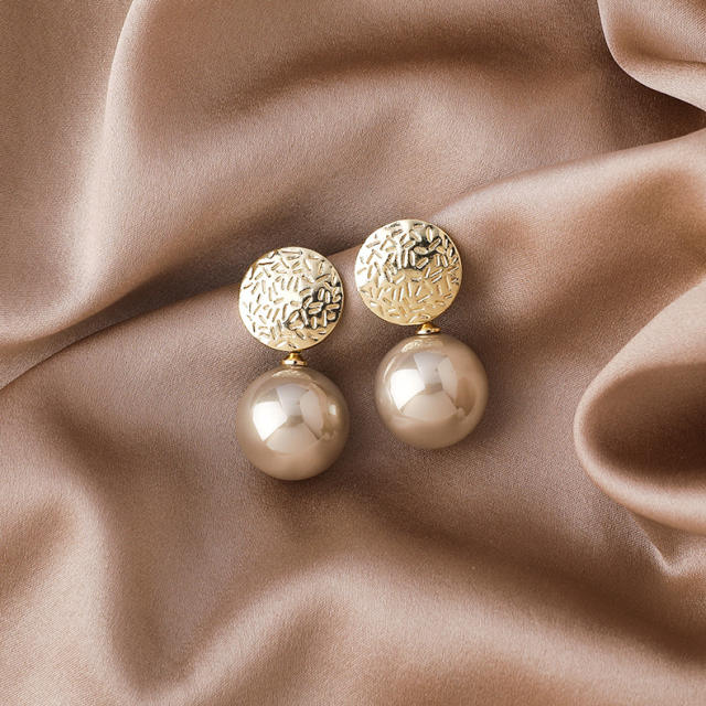 Korean fashion vintage pearl earrings