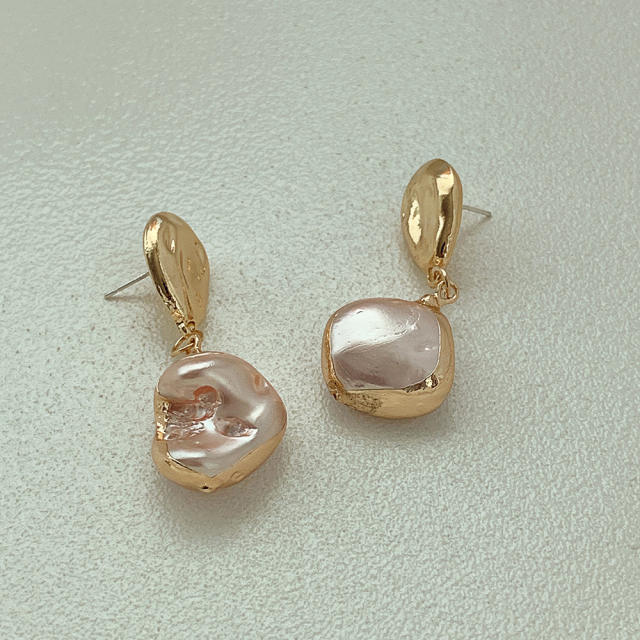 Baroque color pearl women earrings