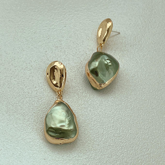 Baroque color pearl women earrings