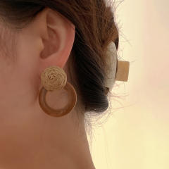 Holiday trend braid earrings